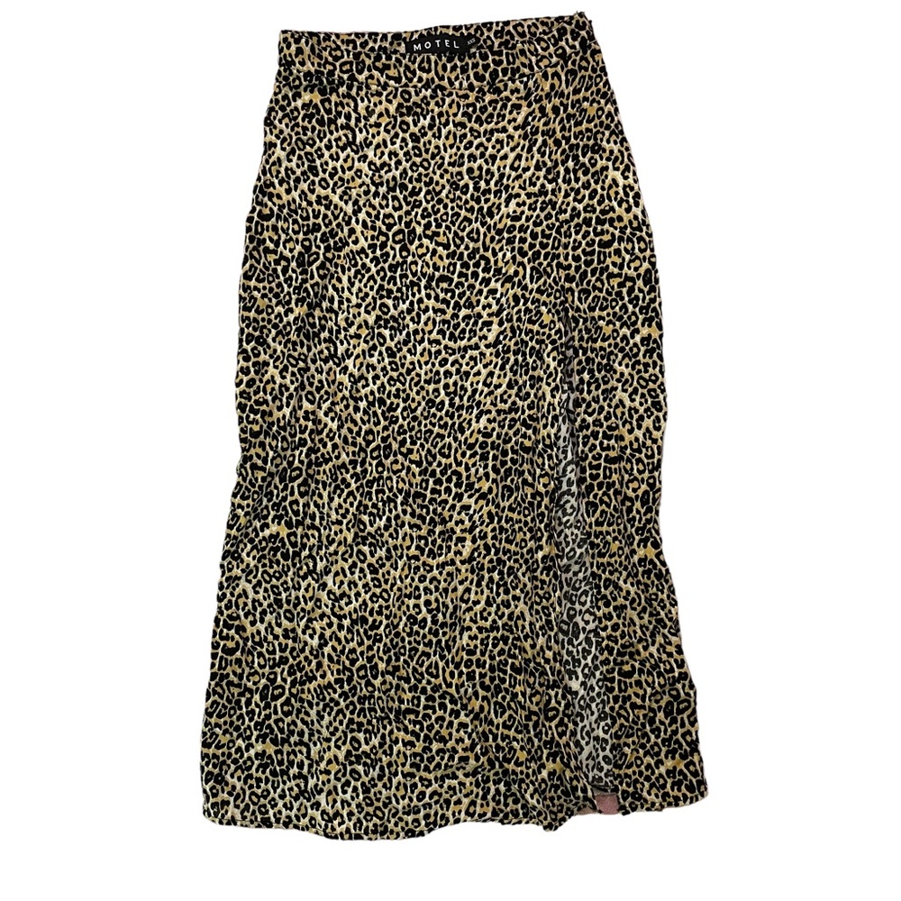 Leopard print skirt from motel rocks